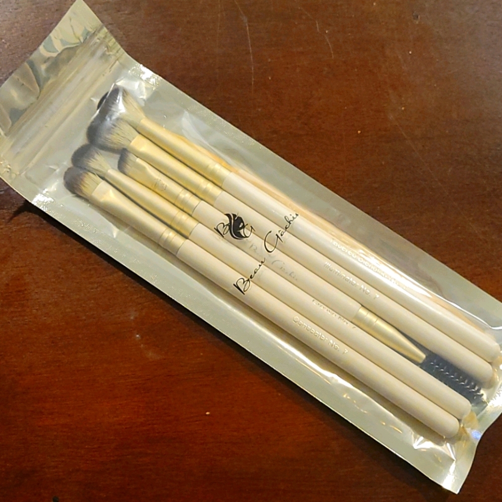 5 piece makeup brush set